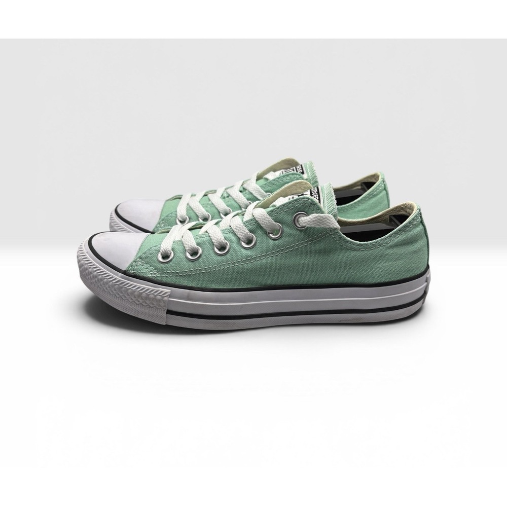 Converse Women's Chuck Taylor All Star Low Top Sneakers Size 7 Mint Green -1988